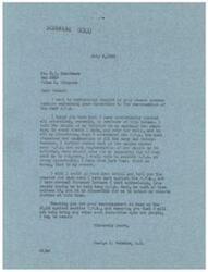 ["The first text is a letter from George B. Schwabe, a congressman, to a constituent expressing his opposition to the O.P.A. (Office of Price Administration) and his commitment to abolishing it. The second text is a response from Mr. H.F. Beardmore expressing his disagreement with Schwabe's stance on the O.P.A. and advocating for some form of rent control."]