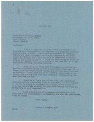 ["The document is a letter from George Schwabe, a member of Congress, thanking the Mealy-Wolfe Drilling Company for their communication expressing disapproval of legislation involving price controls. Schwabe mentions that many constituents in Oklahoma are opposed to price controls and appreciates the company's clear statement on the issue. The company expresses gratitude for the end of the OPA and hopes there will be no revival of such controls, stating that they believe problems can be worked out in the American way without government intervention. They also mention that they have cast their vote for Schwabe."]