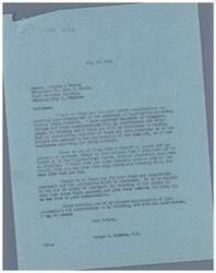 ["The first text is a letter from George B. Schwabe, a congressman, thanking Grigsby & Eberle for their communication expressing disapproval of price controls legislation. Schwabe mentions that many constituents in Oklahoma are opposed to price controls and appreciates the clear and unequivocal statement made by Grigsby & Eberle. The second text is a letter from Grigsby & Eberle to Schwabe expressing relief that the Office of Price Administration has ended and asking for his support against any extension or new enactment of O.P.A. laws. They believe that the American way of living has been reinstated and that the law of supply and demand will regulate prices."]