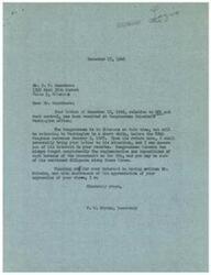 ["The recipient of the letter is thanking Congressman Schwabe for his previous stance on the OPA and rent control, and is urging him to remove rent ceilings as they are unfair and contrary to the constitution. The writer believes that removing rent control would improve the housing situation. They also request for rent ceilings to be raised if controls are to remain in place."]