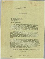 ["The document is a letter from Mr. Reischauer to Congressman Schwabe regarding Congressman Stewart's bill, H. R. 1831, which is related to Old Age Assistance. Mr. Reischauer expresses his support for the bill and suggests that the pensioners should have an equal share of the money each month. He also criticizes the Administration in Oklahoma City for their treatment of older people receiving assistance. Congressman Schwabe responds, assuring Mr. Reischauer that he will do everything possible to assist in the passage of the bill."]