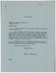 ["Helmerich & Payne, Incorporated writes to Congressman George B. Schwabe expressing their support for eliminating price control on crude oil due to an oversupply, potential for voluntary price increases, and negative impact on the industry. They request his cooperation in releasing crude oil from price control. Schwabe responds, agreeing with their stance and stating his opposition to extending price controls."]