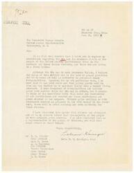 ["The document expresses concern about the OPA and the economic future of the United States, particularly for those in moderate and lower income brackets. The writer believes that the OPA has helped maintain a decent living standard but acknowledges instances of irregularities. The writer urges for adequate price control to prevent hardship and suffering for those classes. The document is addressed to the Honorable George Schwabe, a United States Representative."]