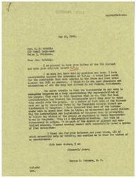 ["Mrs. McKillip expresses her opposition to the continuation of the O.P.A. due to its mishandling of affairs related to the home. She urges Congressman Schwabe to curb the influence of the CIO-PAC, Communists, and bureaucrats within the O.P.A. Schwabe responds, stating his consistent opposition to the O.P.A. and criticizing the bureaucracy's lack of respect for Congress and the people's representatives. He emphasizes the inefficiency of planned economy under a system of free enterprise."]