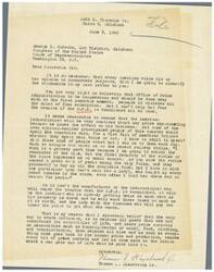 ["The author of the letter is expressing their concerns about the potential consequences of abolishing the Office of Price Administration (O.P.A.) all at once. They believe that without price controls, the cost of goods will skyrocket and only benefit certain individuals, leading to inflation and chaos. The author suggests focusing price controls on necessities and gradually releasing controls on other goods to maintain stability in the economy."]