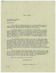 ["The document is from Dwight M. Mitchel to Congressman George B. Schwabe urging him to maintain the Office of Price Administration (OPA) in order to prevent the economic state of the country from getting out of balance. Mitchel expresses concern about a drive in Congress to amend the OPA's activities, and emphasizes the importance of price controls for small businesses. He also mentions that constituents are closely watching their congressman's voting record and hopes that Schwabe will not be seen as opposing the OPA in the upcoming election."]