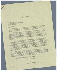 ["The author received a letter from Mr. Dick Kinmond expressing support for the continuation of the O.P.A. The author conducted a referendum in their district which showed that a majority of people were against the extension of the O.P.A. The author believes that the American people should express their views on controversial issues and appreciates receiving feedback. Mr. Kinmond, who is in the auto accessories business, believes that price controls should be in place until production reaches 1942 levels to prevent price rises. He urges the author to do all in their power to keep price controls in force."]