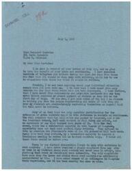["Miss Margaret Castella expresses her frustration with the OPA (Office of Price Administration) and rent controls in a letter to George B. Schwabe, a member of Congress. She highlights her personal struggles with unfair treatment as a tenant, and questions the effectiveness of OPA in addressing issues between landlords and tenants. Schwabe responds by explaining the sentiments of people in his district who are against the revival of OPA, particularly in relation to rent control. He acknowledges the existence of oppressive landlords and unruly tenants, and criticizes the bureaucracy of OPA. Schwabe emphasizes that rent control has not been effective in areas where it was implemented, and suggests that the free market should dictate rental prices."]