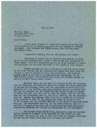 ["The document is a letter from a Congressman to Dr. I.A. Anson in response to a telegram urging him to vote for the restoration of the dead O.P.A. with full powers. The Congressman acknowledges receiving the telegram and discusses the reluctance of Americans to be regulated and controlled. He also mentions examples of prominent Democrats advocating for the removal of price controls on certain products. The Congressman questions how people would feel if their fees and charges were regulated by someone who didn't understand the value of their services."]