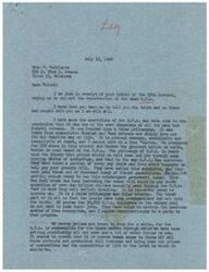 ["The author expresses their opposition to the O.P.A. (Office of Price Administration), stating that it is based on a false philosophy and does not fit with American values. They believe the O.P.A. is socialistic and communistic at heart, and have borrowed money to pay subsidies, leading to deficit spending. The author argues that abolishing the O.P.A. will lead to increased production and lower prices of commodities."]