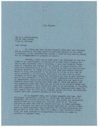 ["The document from Mr. Hollingsworth to Congressman George B. Schwabe expresses support for the continuation of the O.P.A to prevent inflation and protect the economy. Congressman Schwabe responds that he has received overwhelming opposition to price controls, particularly the O.P.A, from constituents. He believes that bureaucratic control is difficult to eliminate once implemented and that the O.P.A was poorly administered. Schwabe appreciates the input from constituents and assures them that he will vote based on his best judgment on this and other measures before Congress."]