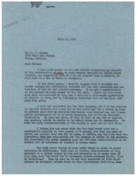 ["The document is from George B. Schwabe, a congressman, responding to a constituent's request for support of price control measures. Schwabe expresses his opposition to the OPA and the New Deal program, stating that he believes they have done more harm than good. He emphasizes that he does not make decisions based on obtaining votes for reelection and that the responsibility for price control legislation lies with the New Deal Administration. Schwabe also highlights arguments against price controls made by the OPA Administrator, Paul Porter, and mentions that the majority of his constituents are against price control legislation."]