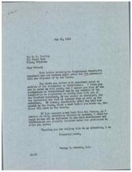 ["Mr. Pauling wrote to Congressman Schwabe expressing concern about the lack of mention of wholesalers and distributors in Congressman Crawford's amendment to a bill. Congressman Schwabe assures Mr. Pauling that if the bill comes back from the Senate, he will work to ensure that wholesalers and distributors are included in the provisions."]
