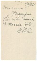 ["Edward B. Massie is requesting Honorable  George B. Schwabe, M.C. to refer a bill to Congress on his behalf due to mistreatment and neglect he faced in the military. He details his medical history and the violations of army regulations in his case. Massie is seeking compensation for the suffering he endured and asks for his case to be presented to Congress to ensure justice for himself and his wife. He also expresses his desire to attend the hearing in person."]