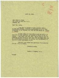 ["The recipient of the letter, Mrs. White, wrote to Congressman Schwabe about her financial struggles as a widow of a non-service connected veteran. She expressed her support for a bill introduced by Schwabe for the relief of another veteran, Edward B. Massie. Schwabe responded sympathetically, stating that he has not been able to get action on the bill yet, but hopes it may provide assistance to Mrs. White in the future. Mrs. White pleaded for support for widows like herself who are struggling financially."]