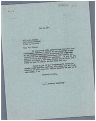 ["The document is a letter from Congressman George B. Schwabe's office to Mr. L. K. Rainey, informing him that a copy of the Congressional Record containing the Discharge Petition on the Railroad Retirement Bill has been sent to him as requested. The document also assures Mr. Rainey of the Congressman's willingness to provide further assistance and asks him to contact the office if needed."]