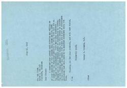 ["The document is a letter from George B. Schwabe, a member of Congress, to Ben Clark regarding the Crosser Bill known as H.R. 1362. Schwabe mentions that he voted for the bill and that it passed the House, but may be amended in the Senate due to some provisions that need adjustment. Ben Clark had previously expressed approval of the bill."]