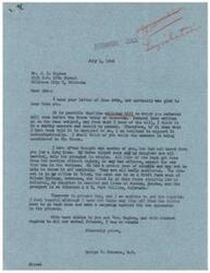 ["Two individuals, Mr. Schwabe and Mr. Hughes, are corresponding about a railroad bill that is set to be passed in the House. Mr. Hughes expresses his support for the bill and hopes that it will benefit smaller investors like himself. He also congratulates Mr. Schwabe on his success in Congress and updates him on his family. Mr. Schwabe responds with gratitude and mentions the primary day and his hope for re-election."]