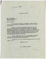 ["The document is in response to Mr. Barnes' inquiry about Congressman Schwabe's stance on the Streamlined Congress Bill. The secretary confirms that Schwabe did not vote for the bill and provides a copy of his remarks in the Congressional Record. The secretary assures Mr. Barnes that the Congressman values the opinions of his constituents."]