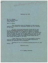 ["The document is a response to Mr. Jo C. Barnes expressing concerns about inflation and the increase in prices of essential goods after the Streamlined Congress Bill was passed. The secretary assures that Congressman Schwabe did not vote for the bill and will address the concerns upon his return to Washington. Barnes highlights the impact of rising prices on families, particularly the poor, and questions the actions of politicians in Washington."]