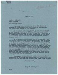 ["The document from George B. Schwabe to Dr. C. P. Gillespie discusses the issue of drafting teen-age boys into the military service. Schwabe, who has four sons who served in the military, expresses his concerns about the negative impact of military service on young boys, citing statistics on venereal diseases among soldiers. He is against the draft and appreciates Dr. Gillespie's support on the matter. Additionally, a letter from a physician in Miami, Oklahoma, expresses similar concerns about the draft and the confusion it causes among parents and teenagers."]