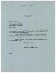 ["The document is from L. R. Freeman of Freeman Lumber Company expressing opposition to the extension of the draft act and drafting of teenage boys. Congressman George B. Schwabe responds, stating he has always been against the measure and thanking Freeman for his views. Freeman urges Schwabe to use his influence to stop the drafting of teenage boys."]