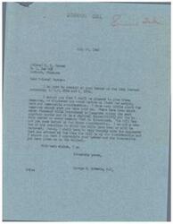 ["Congressman Schwabe received a letter from Colonel Barnes regarding two bills related to non-disability retirement legislation for officers of the civilian components. Barnes expressed the importance of the legislation for national security and the need to incentivize reserve officers to maintain their military proficiency. He requested Schwabe's support for the bills, which had been endorsed by all chapters and departments of the Reserve Officers Association. Schwabe assured Barnes that he would give the measures fair consideration and rely on the information provided to him."]