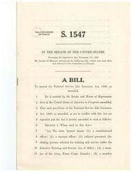 ["This bill aims to amend the National Service Life Insurance Act, 1940, by providing insurance coverage to individuals in the active service of the United States military. It outlines the eligibility criteria, definitions of terms, and provisions for insurance coverage in case of death, disability, or capture by enemy forces. The bill also addresses the waiver of premiums in certain circumstances."]