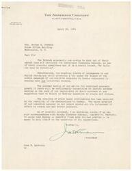 ["The document discusses the issue of compulsory licensing of patents in the United States. The Anderson Company opposes compulsory licensing, arguing that it would stifle innovation and competition. The Murphy Elevator Company, on the other hand, supports compulsory licensing as a way to stimulate research and industry. The Anderson Company believes that their success and innovations would not have been possible under a compulsory licensing system. The debate highlights differing perspectives on the role of patents in incentivizing innovation."]