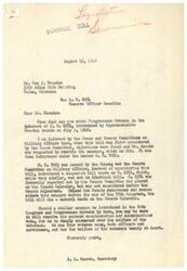 ["The document is a request for support of House Resolution 6954, which aims to provide benefits for Reserve Officers. It explains the legislative process the bill has gone through and expresses hope for its passage in the future. The author emphasizes the importance of supporting veterans and mentions their personal connection to the issue."]