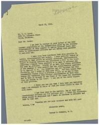 ["Mr. Lucas wrote to Representative George Schwabe regarding the unfairness of terminal leave payments for enlisted men compared to commissioned officers. He expressed his frustration that a bill addressing this issue has not been passed and requested information on any actions taken to bring the bill to a vote. Representative Schwabe responded, agreeing with Mr. Lucas and stating that he is working towards abolishing the discrimination against enlisted men in terminal leave payments."]