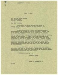 ["Mrs. Pauline Ridley Bouldin wrote to Representative George B. Schwabe about the release of fathers from the service. Schwabe had introduced a bill in Congress for the automatic release of fathers, but it was not passed due to opposition from the military authorities. Bouldin urged Schwabe to support a new bill drafted by Representative Rankin of Mississippi to expedite the release of all men from the armed services. She also expressed disappointment in General Eisenhower's policy towards volunteers in the military."]