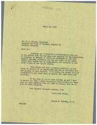 ["The document is from the American War Dads of Shidler Chapter #56 in Oklahoma, requesting an amendment to the Federal Income Tax Act of 1944 to exempt men and women in the armed forces from income tax. They believe that these individuals are making significant sacrifices and should not be burdened with income tax when they return home. They are seeking the cooperation of Congressmen and Senators from Oklahoma to support this amendment. Another letter is included from a parent expressing concerns about the lack of opportunities for servicemen to continue their education after the war."]