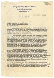 ["George B. Schwabe, a member of the House of Representatives, is representing automobile dealers in Oklahoma who are protesting a proposed order by the Office of Price Administration that would force them to absorb increased prices from manufacturers. Schwabe believes the order is arbitrary and unjust, and he criticizes the Administrator of the Office of Price Administration for being unreasonable. He emphasizes the importance of Congress asserting the rights of the people and curbing bureaucratic overreach. Schwabe calls for Congress to repeal the authorization for the regulation and for the President to follow Congress's will."]