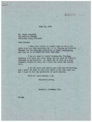 ["Mr. Connelly informs Congressman Schwabe about the appointment of Mr. Fleming as District Manager for the National Federation of Small Business and the three District Chairmen in his District. Congressman Schwabe expresses his willingness to learn more about the organization and hopes for positive results."]