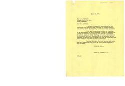 ["The document is a letter from Congressman George B. Schwabe to Mr. G. E. Hatfield regarding his response to Ballot No. 129 on various measures pending before Congress. Schwabe expresses appreciation for Hatfield's interest and views, and emphasizes the importance of citizen engagement in government."]