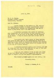 ["Mr. Bateman sent a ballot to Congressman Schwabe expressing his views on various issues pending before Congress. Schwabe appreciates the input and believes that some measures may not even be voted on due to the Administration's control. He encourages continued communication and input from constituents."]