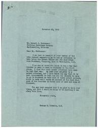 ["The document is requesting Representative George Schwabe to use his influence to bring the Patent Office back to Washington, D.C. from Richmond, Virginia, as it is causing inconvenience to patent attorneys and their clients. The document emphasizes the importance of reuniting the Patent Office in Washington for the proper functioning of the patent system and aiding reconversion."]