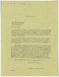 ["The document is a letter from Charles R. Burke to Honorable  George M. Schwabe discussing information about oil refining patents and a potential meeting between Schwabe and Charles J. Colville. Burke also mentions his past work with the Danciger Oil & Refining Company and offers to provide further information if needed. Schwabe responds by stating he will study the information provided and expresses interest in meeting with Colville."]