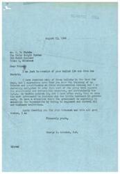 ["Mr. Schwabe received a ballot from Mr. Strahm regarding various measures, including the OPA and government involvement in business. Schwabe appreciates the input from his constituents and is glad to see opposition to socialistic and communistic measures. He believes there is too much government involvement in business and not enough business involvement in government. He thanks Mr. Strahm for his interest and good wishes."]