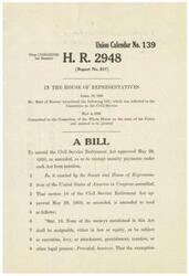 ["This text is a bill introduced by Mr. REES of Kansas to amend the Civil Service Retirement Act to exempt annuity payments under the act from taxation. The bill was referred to the Committee on the Civil Service and then committed to the Committee of the Whole House on the state of the Union."]
