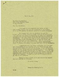 ["Mr. Robertson is writing to Congressman Schwabe in support of H. R. 2071, a bill seeking to readjust salaries of postal employees to meet the rising cost of living. Congressman Schwabe expresses sympathy for the postal employees and indicates his support for the bill, acknowledging the need for salary adjustments. He also encourages Mr. Robertson to reach out to him on any other issues of interest."]