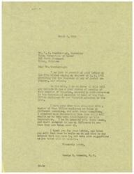 ["The document from the Tulsa Federation of Labor urges Congressman George B. Schwabe to support H. R. 2701, a bill that would increase the pay of postal employees. Congressman Schwabe responds that he is in favor of the bill and has discussed the situation with Post Office employees in Tulsa. He thanks Mr. Rosborough for the letter and expresses his willingness to receive further communication and suggestions."]