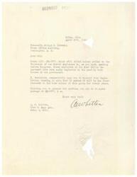 ["The document is urging Honorable George B. Schwabe to support House Bill HR-2071, which will provide salary relief to Postal Employees who have been neglected in the past. The bill will be the first increase in base salary for this group in twenty years. The sender, A.V. Whitten, is requesting support in order to speed up the passage of the bill."]