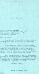 ["The document is from George B. Schwabe expressing his opposition to Senate Bill 380, which he believes is a step towards totalitarianism. He urges the recipient, Mr. Dimick, to convince their Congressman and other New Deal Congressmen to vote against the bill."]