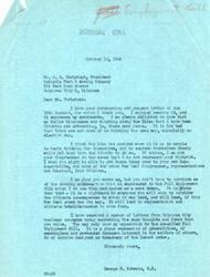 ["The document from Mr. Schwabe expresses opposition to the Full Employment Bill, stating that it is unnecessary and may lead to government regulation and regimentation. He encourages people to think for themselves and express their opinions freely. Mr. Christoph also expresses opposition to the bill, believing that private business can handle the employment situation if given the opportunity and cooperation. Both letters emphasize the importance of unshackling private industry from government regulations and taxes."]