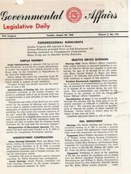 ["The document provides highlights from the 79th Congress, including discussions on surplus property, the Selective Service Extension, full employment, and unemployment compensation. Various witnesses presented their views on these bills, with President Truman recommending legislation for the Selective Service Extension. The document also mentions hearings on reorganizing government agencies and federal supplementation of state unemployment compensation payments. Opponents and proponents of the bills offered their perspectives, with suggestions for alternative plans to achieve full employment and address economic challenges."]