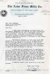 ["The document is a letter expressing opposition to a proposed $25 per week contribution to war workers who may be out of employment. The author believes that able-bodied individuals who want to work can find employment, and it is not in line with American principles to provide unearned compensation. The author also argues that the government is already in debt due to the war and that paying individuals to not work would be unnecessary. Additionally, the author mentions that a large portion of the milling industry is understaffed and that individuals should be willing to accept jobs they were previously eager to obtain. The document urges the recipient to oppose the proposed program."]