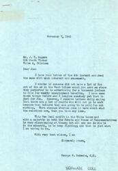 ["The document is discussing a humorous advertisement in the Want Column about jobless people filing for unemployment benefits. The writer expresses frustration with the New Deal outfit in the White House and the majority in the Senate and House of Representatives. They mention their efforts to fight against the current situation and express disbelief in the possibility of things changing. The writer also mentions their lack of fear regarding the current state of affairs."]