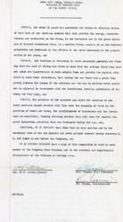 ["The document is a resolution passed by the Veterans of Foreign Wars in Hugo, Oklahoma, endorsing H.R. 127 which aims to provide adjusted pay for veterans to help them overcome the rising cost of living and invest in homes, farms, businesses, and securities, thereby contributing to domestic prosperity and industrial potential. The resolution will be sent to members of Congress from Oklahoma and VFW headquarters."]